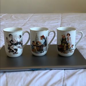 8 Norman Rockwell Mugs